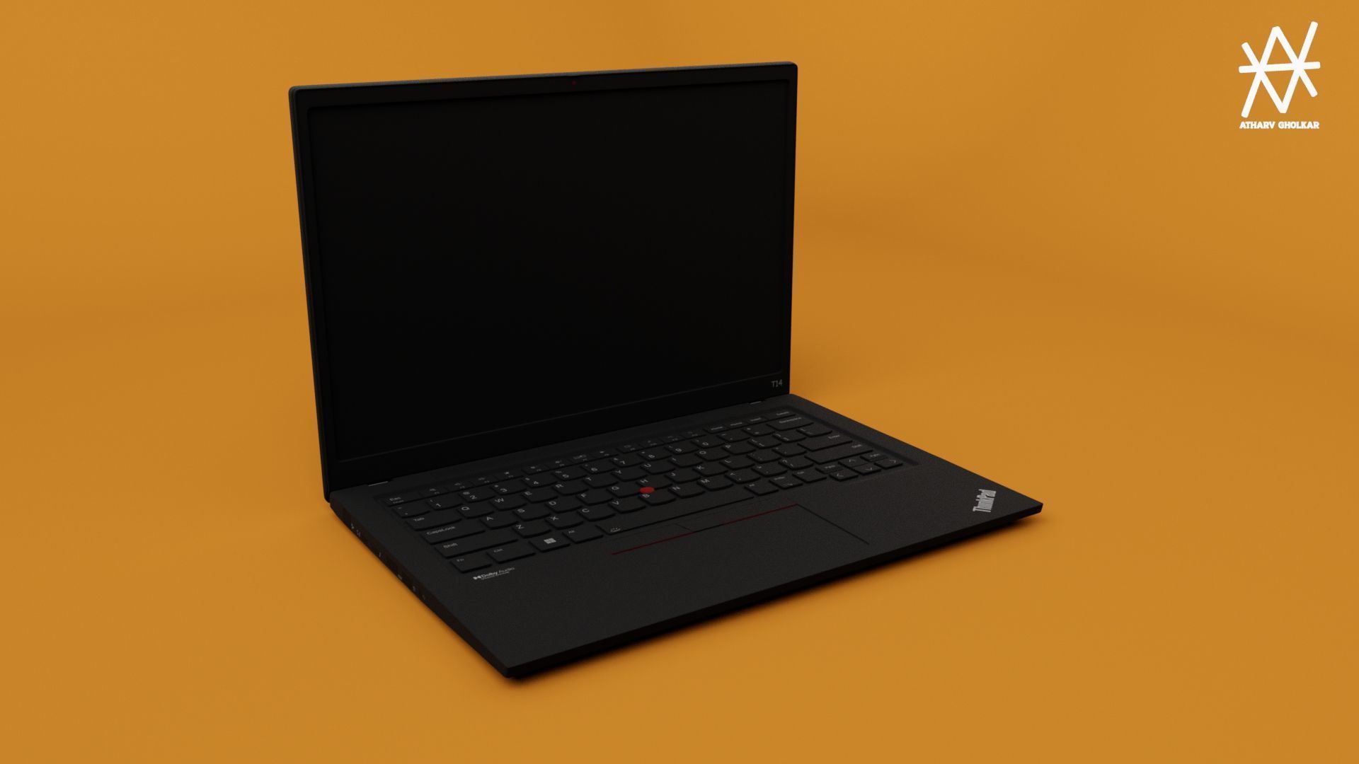 Lenovo Thinkpad Laptop T14 3D model_5