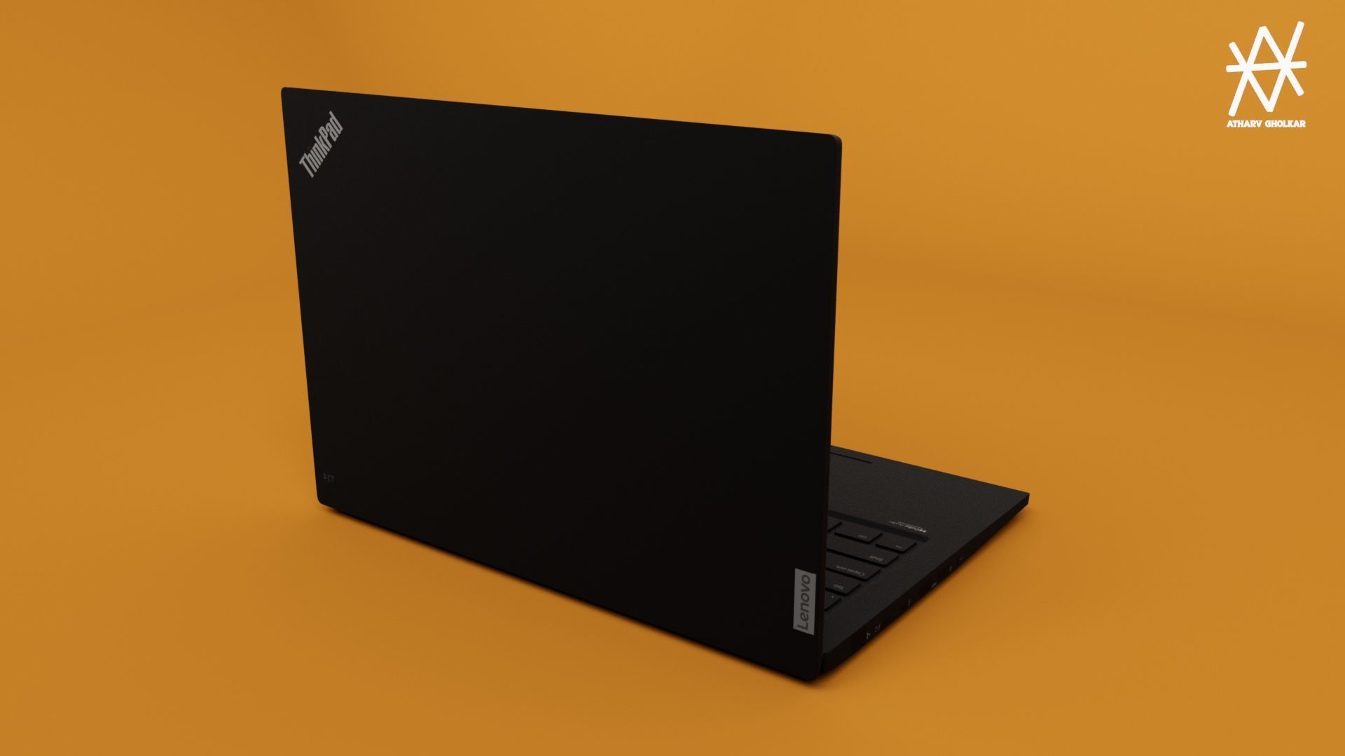 Lenovo Thinkpad Laptop T14 3D model_4