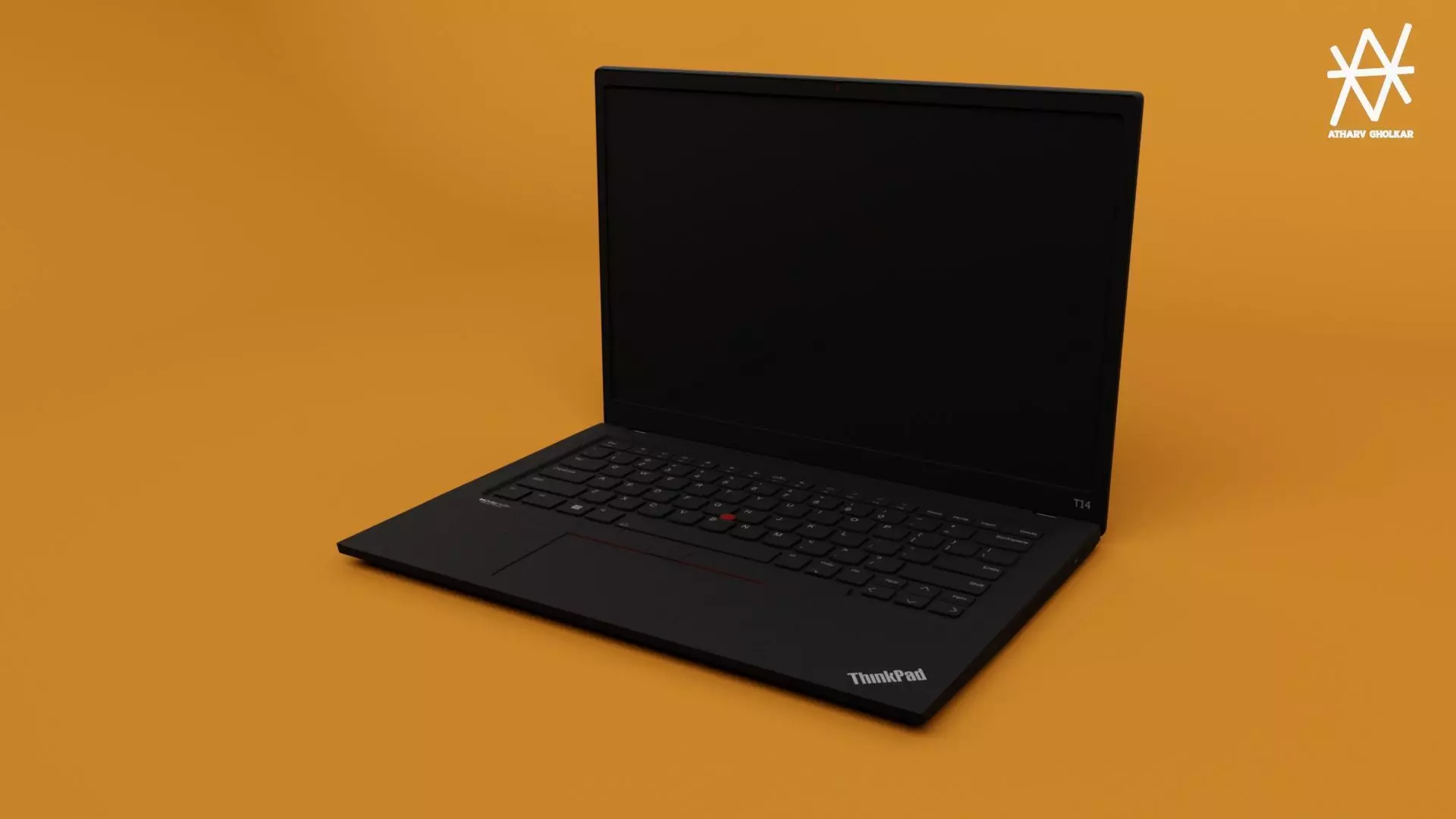 Lenovo Thinkpad Laptop T14 3D model_0