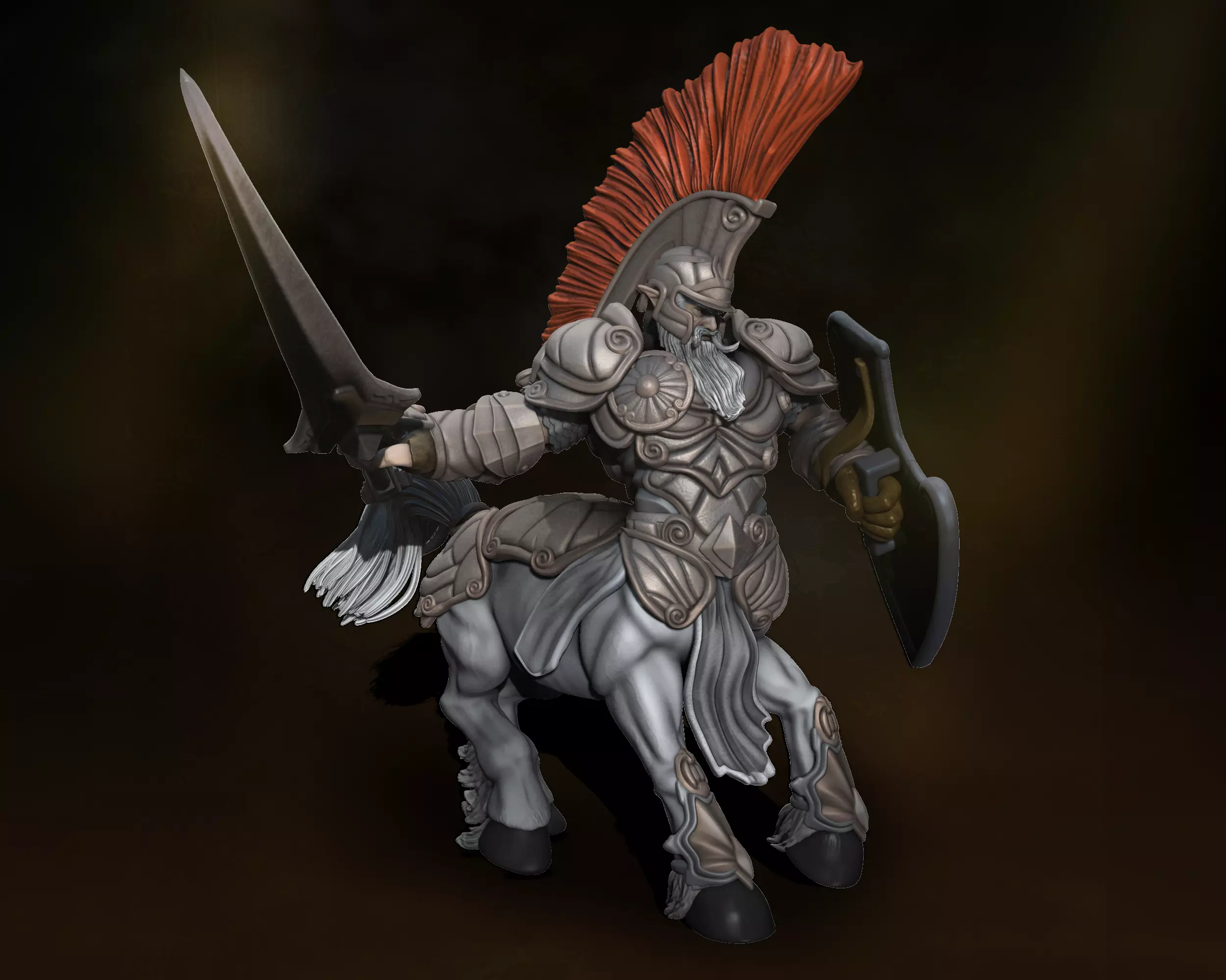 Disciples 2 Centaur Charger 3D print model