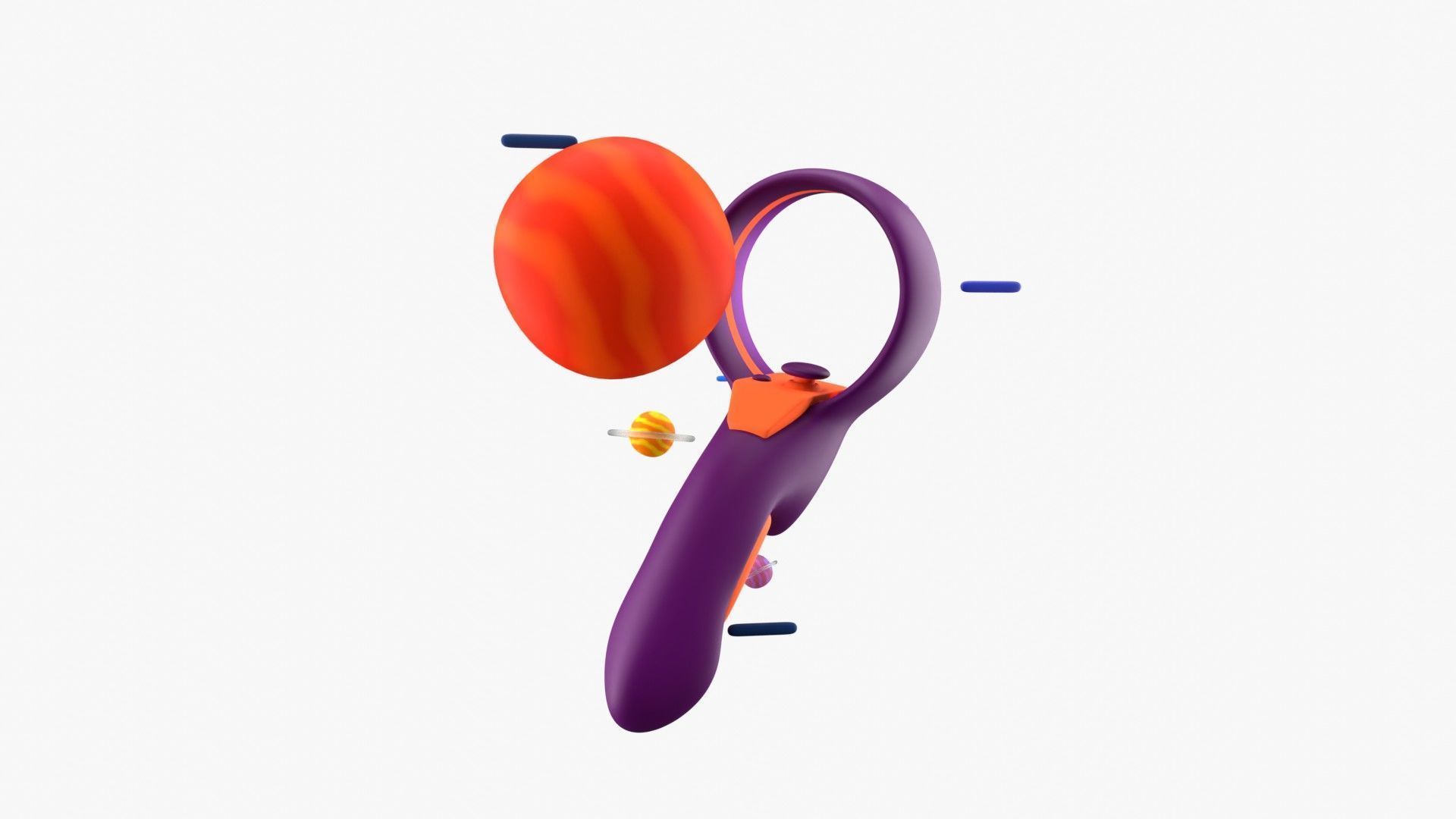 Vr Controller 3D model_9