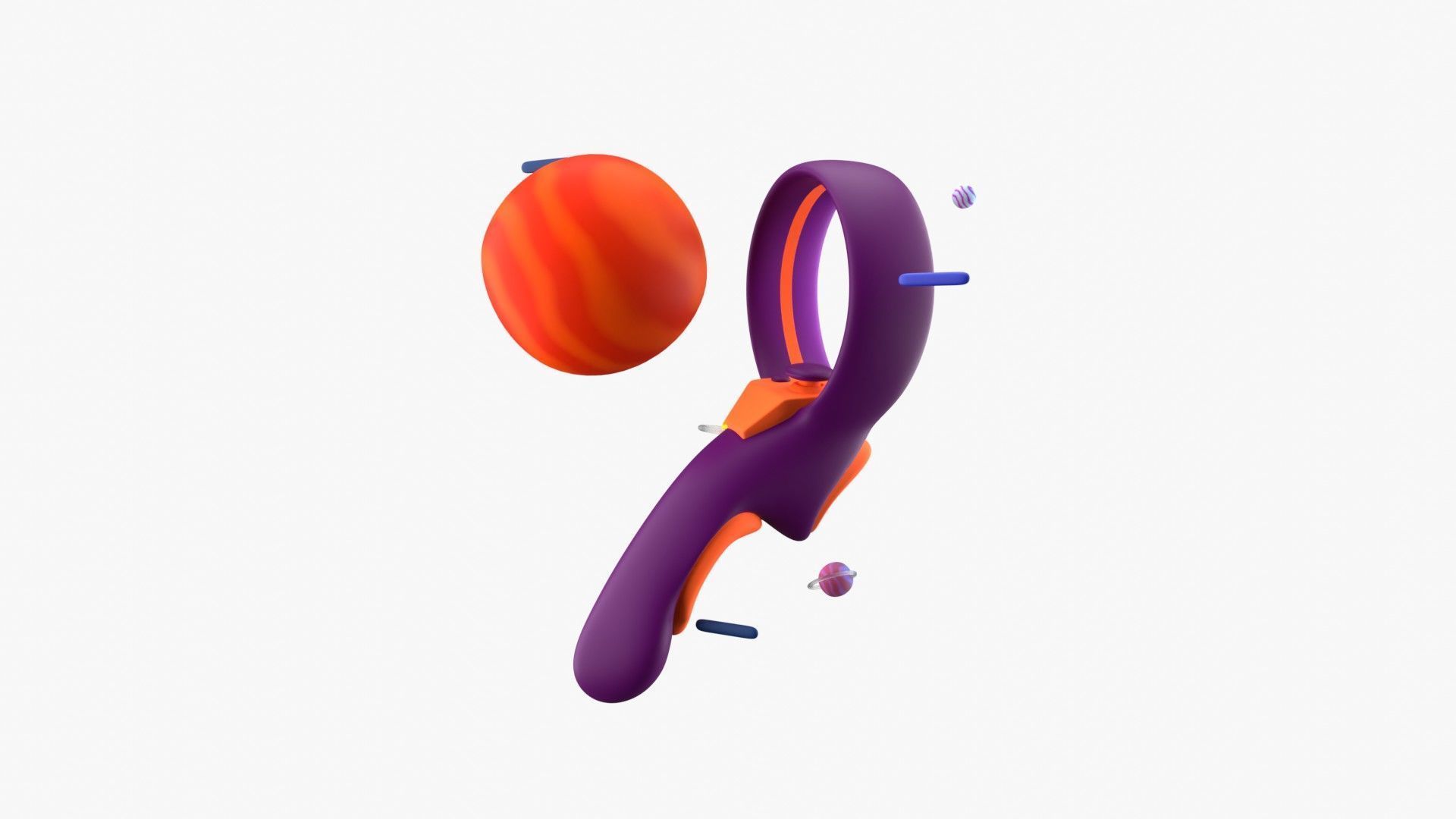 Vr Controller 3D model_11