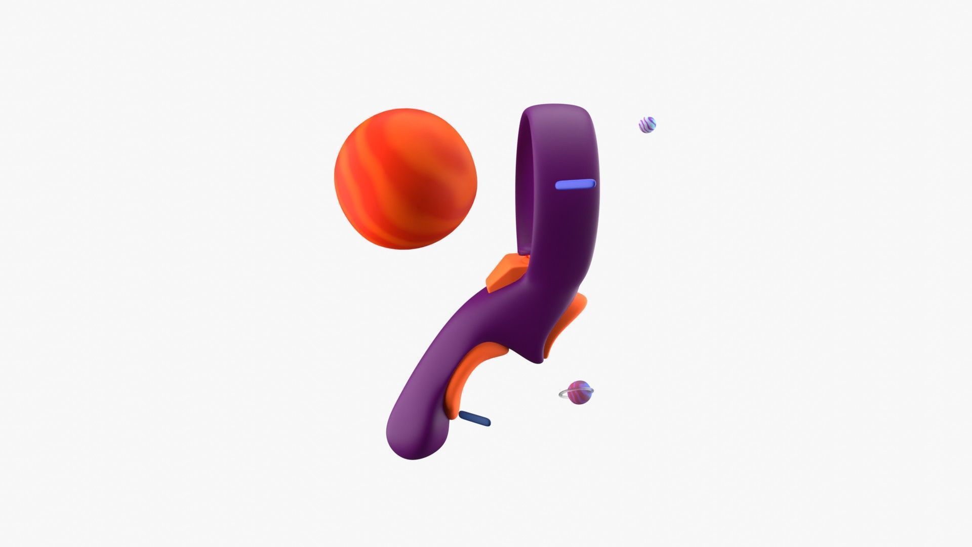 Vr Controller 3D model_12