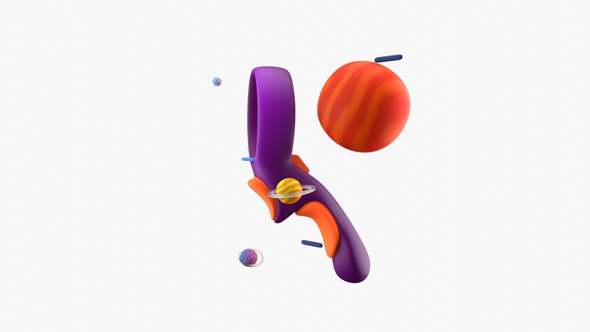 Vr Controller 3D model_2