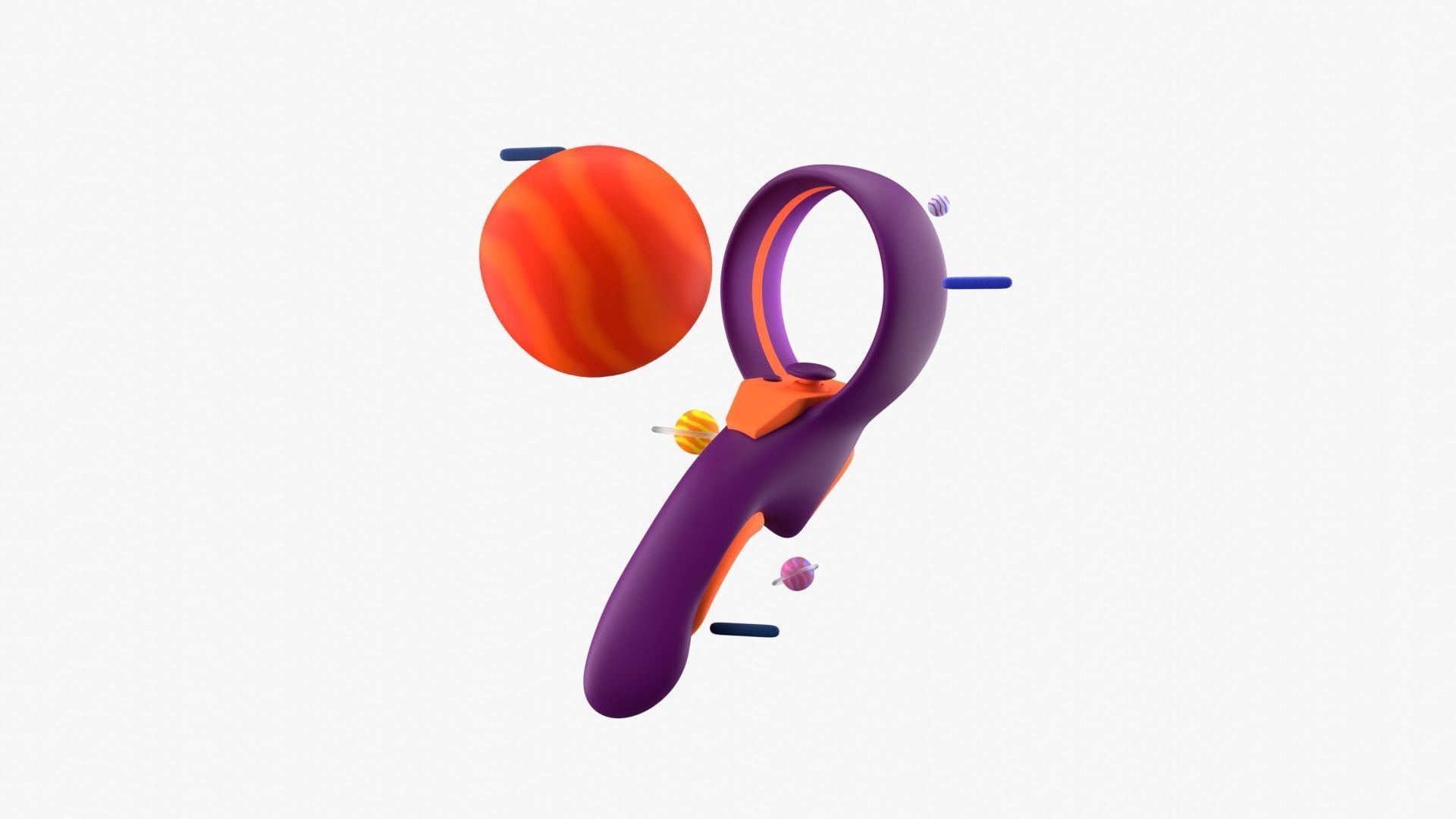 Vr Controller 3D model_10