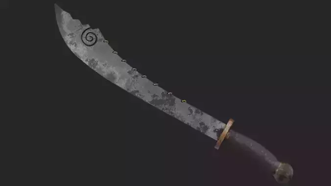 Dao Sword model weapon equipment 4k and 2k Free model Free 3D model