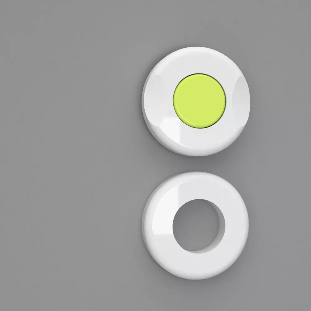 Electric socket and switch Free 3D model_0