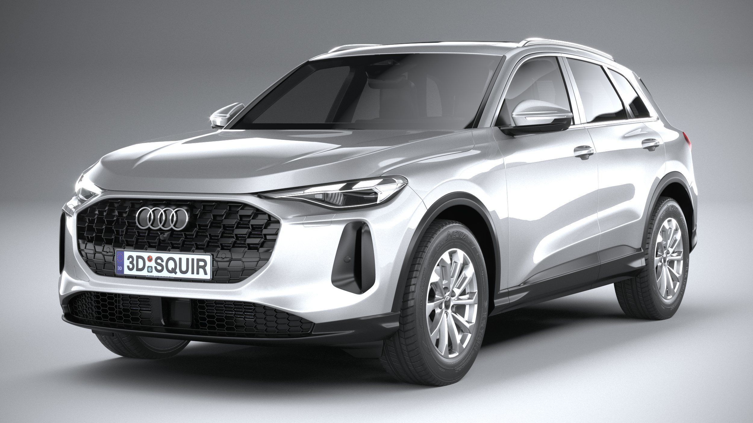 Audi Q5 base 2025 3D model_2