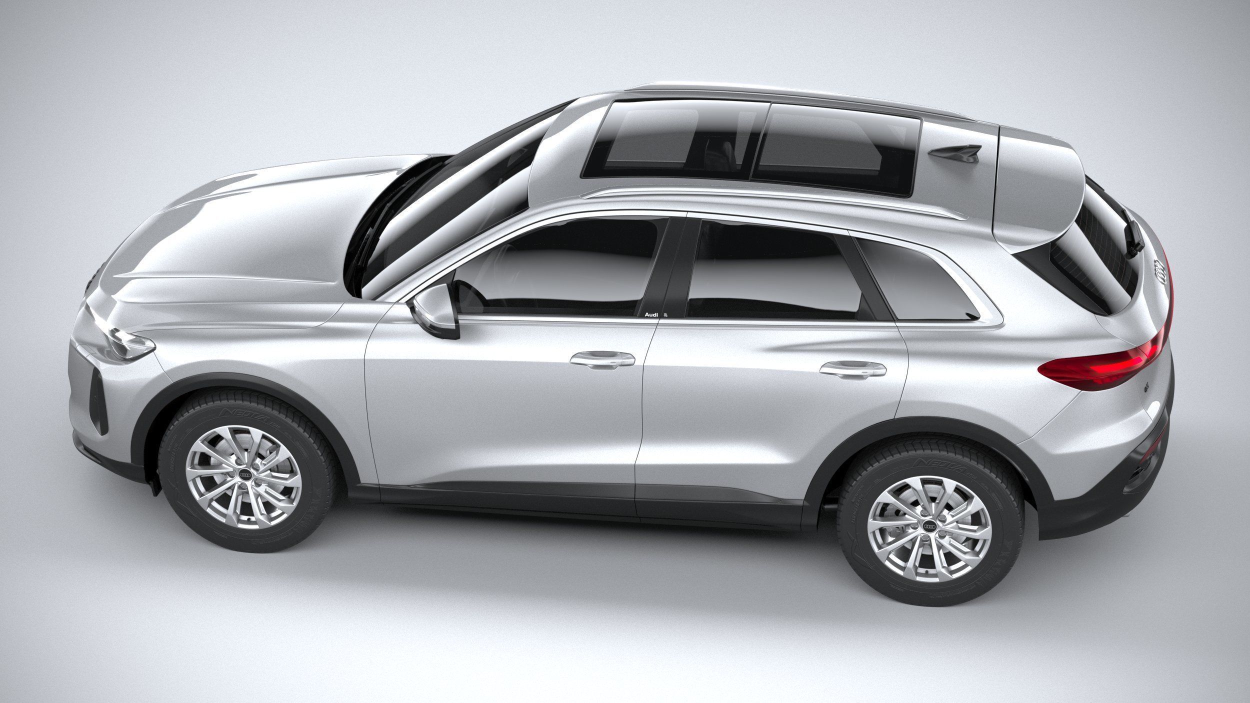 Audi Q5 base 2025 3D model_9