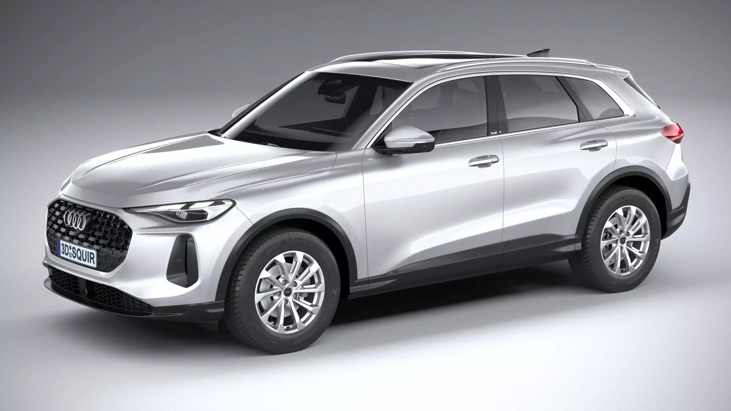 Audi Q5 base 2025 3D model_0