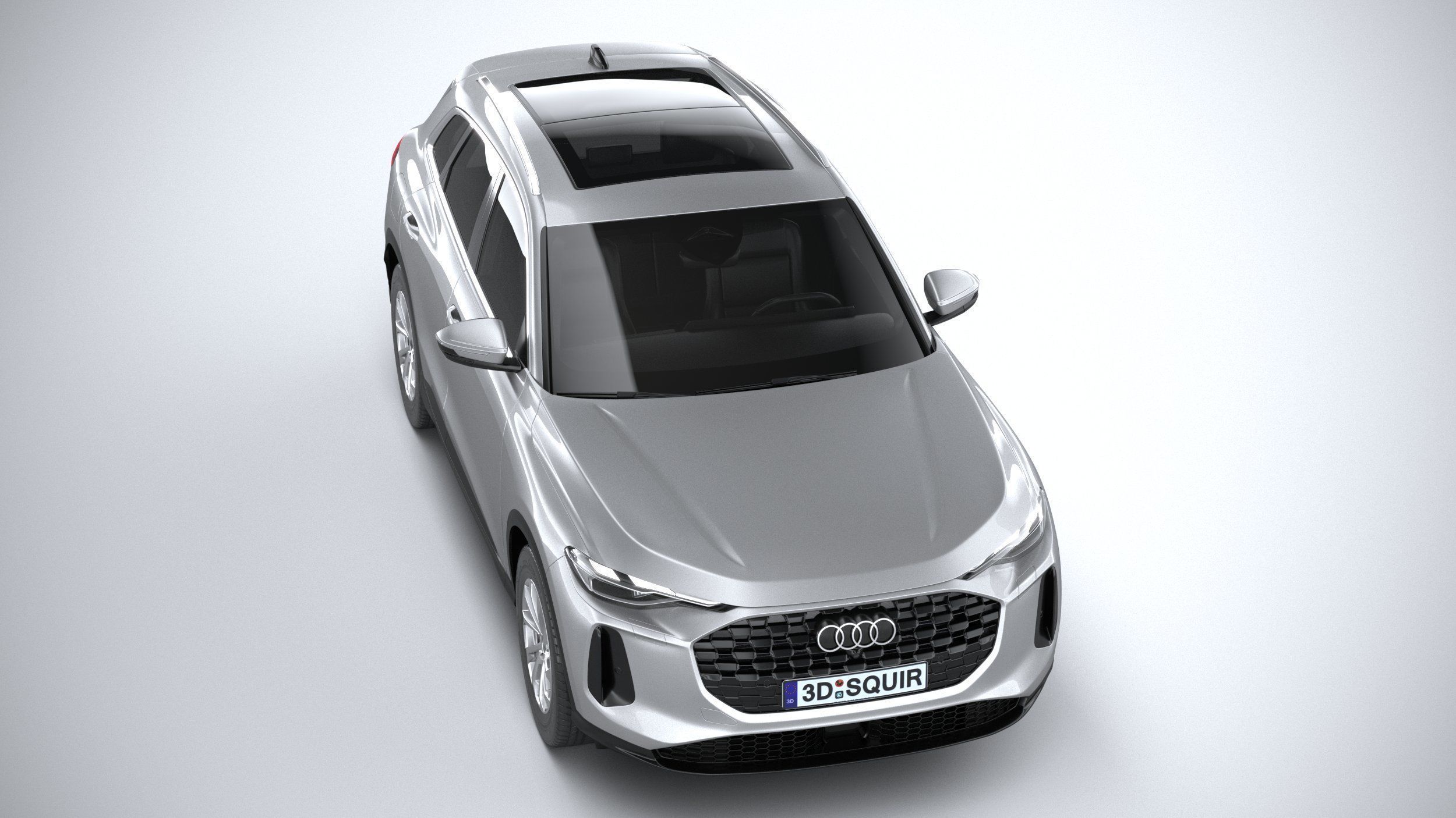 Audi Q5 base 2025 3D model_12