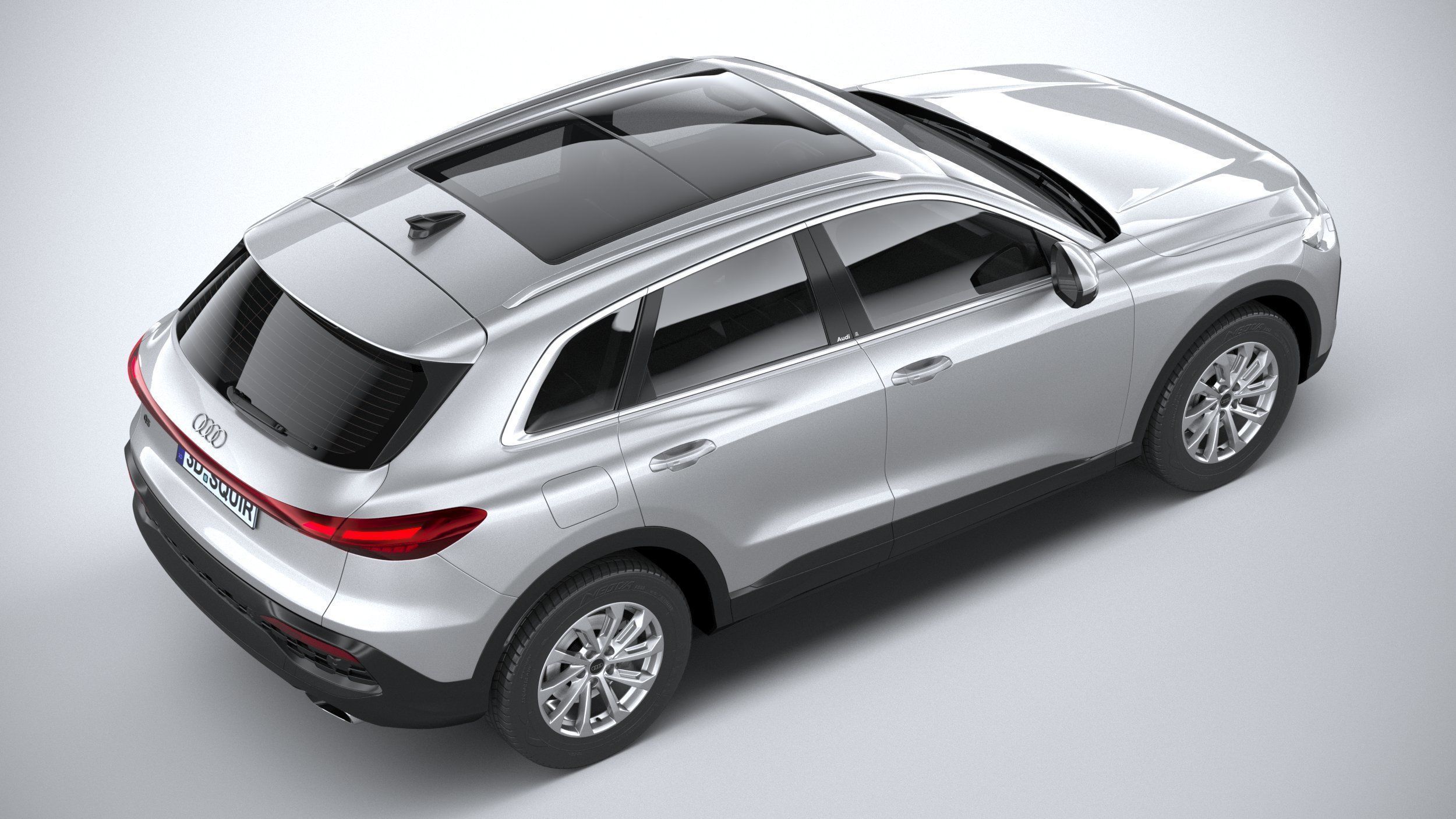 Audi Q5 base 2025 3D model_10