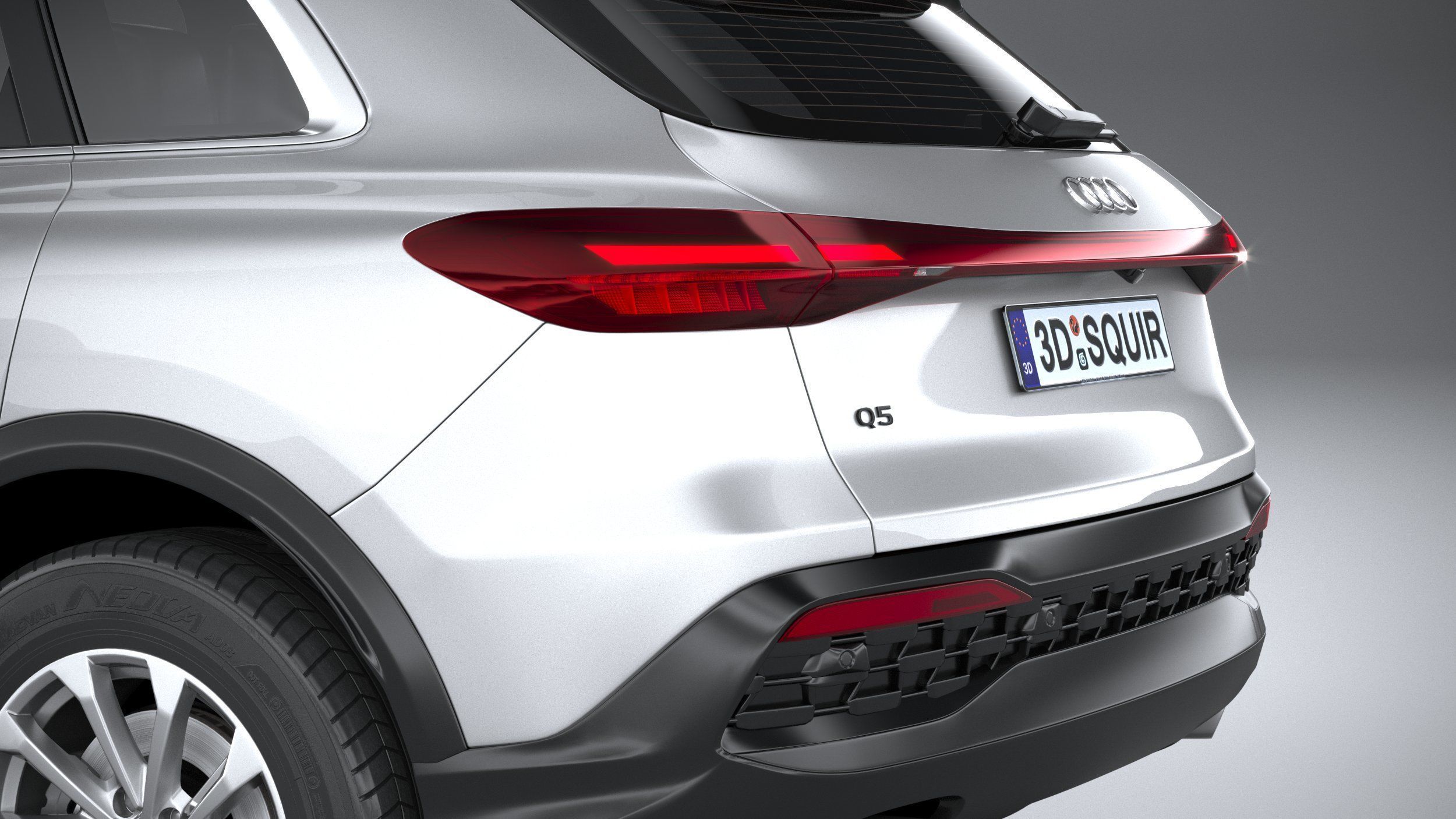 Audi Q5 base 2025 3D model_6