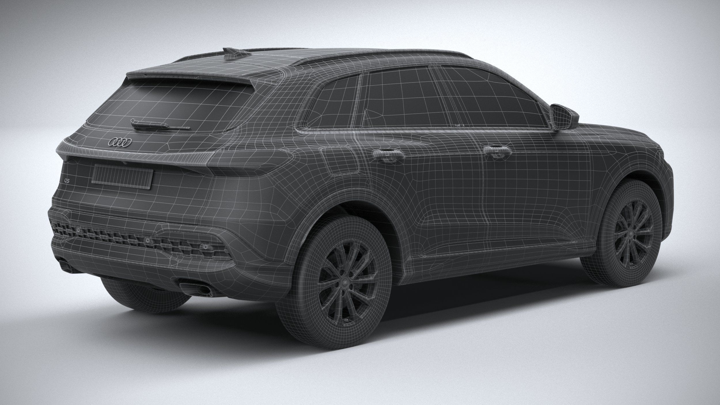 Audi Q5 base 2025 3D model_29