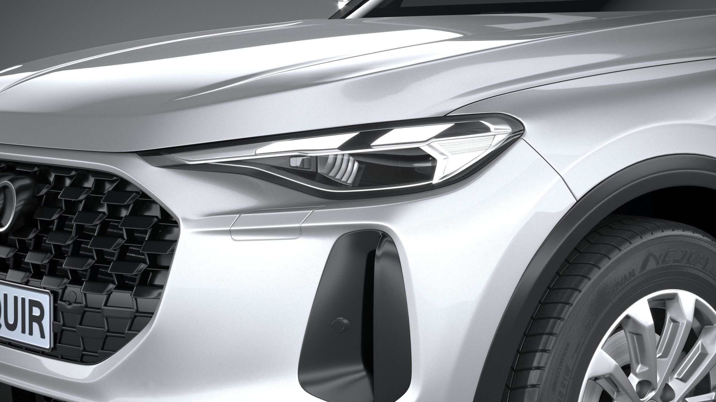 Audi Q5 base 2025 3D model_14