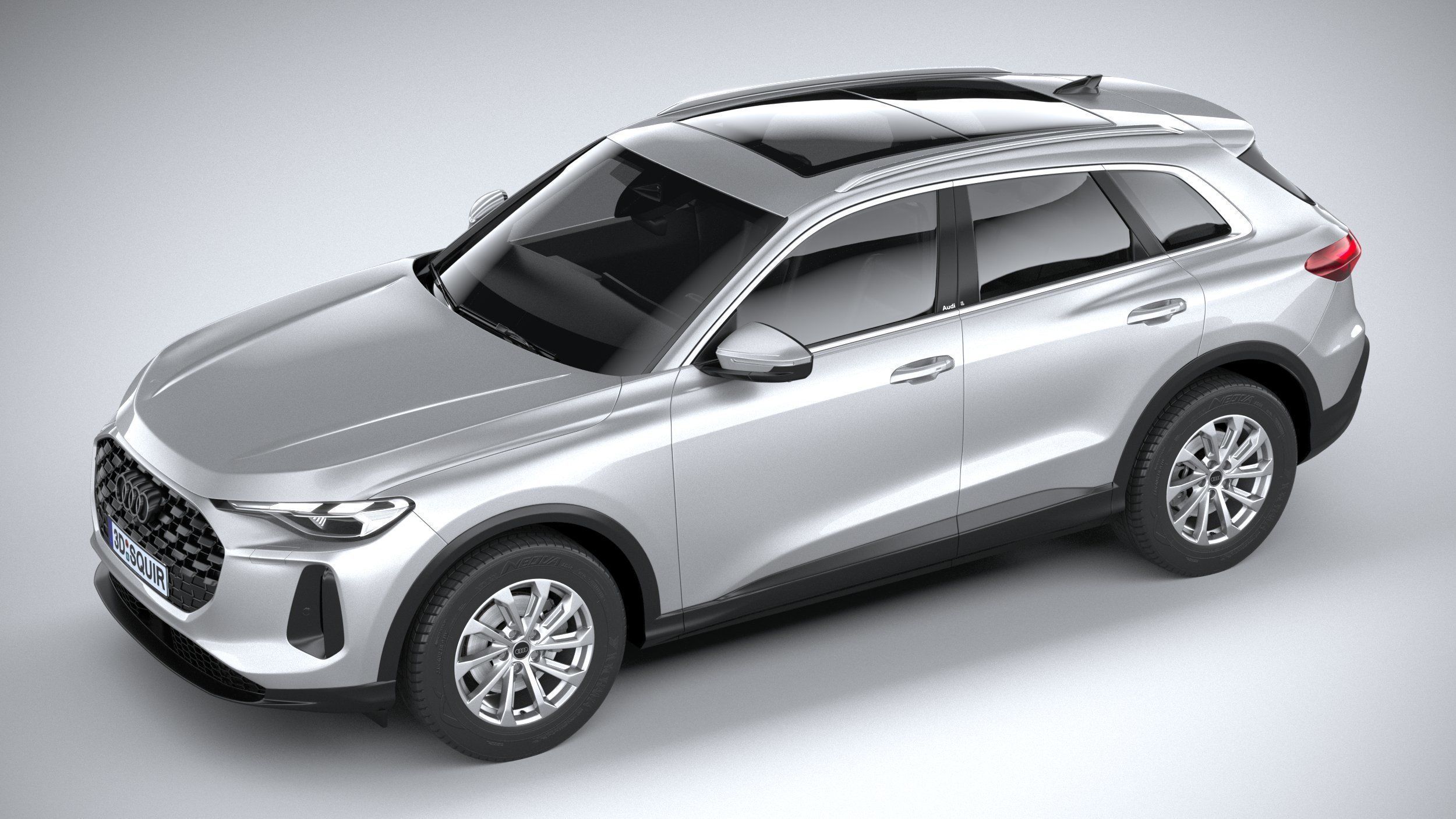 Audi Q5 base 2025 3D model_7