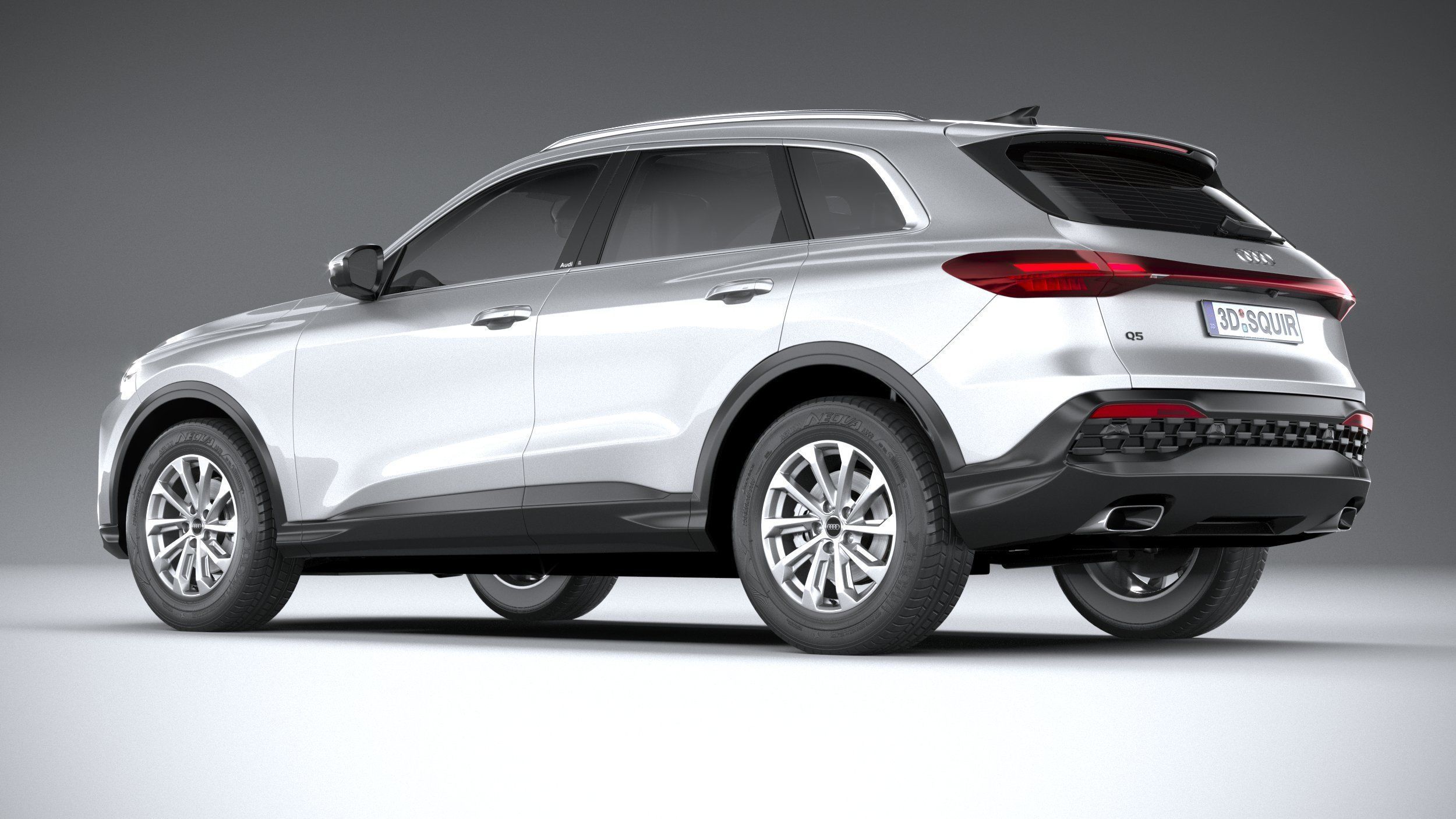 Audi Q5 base 2025 3D model_5