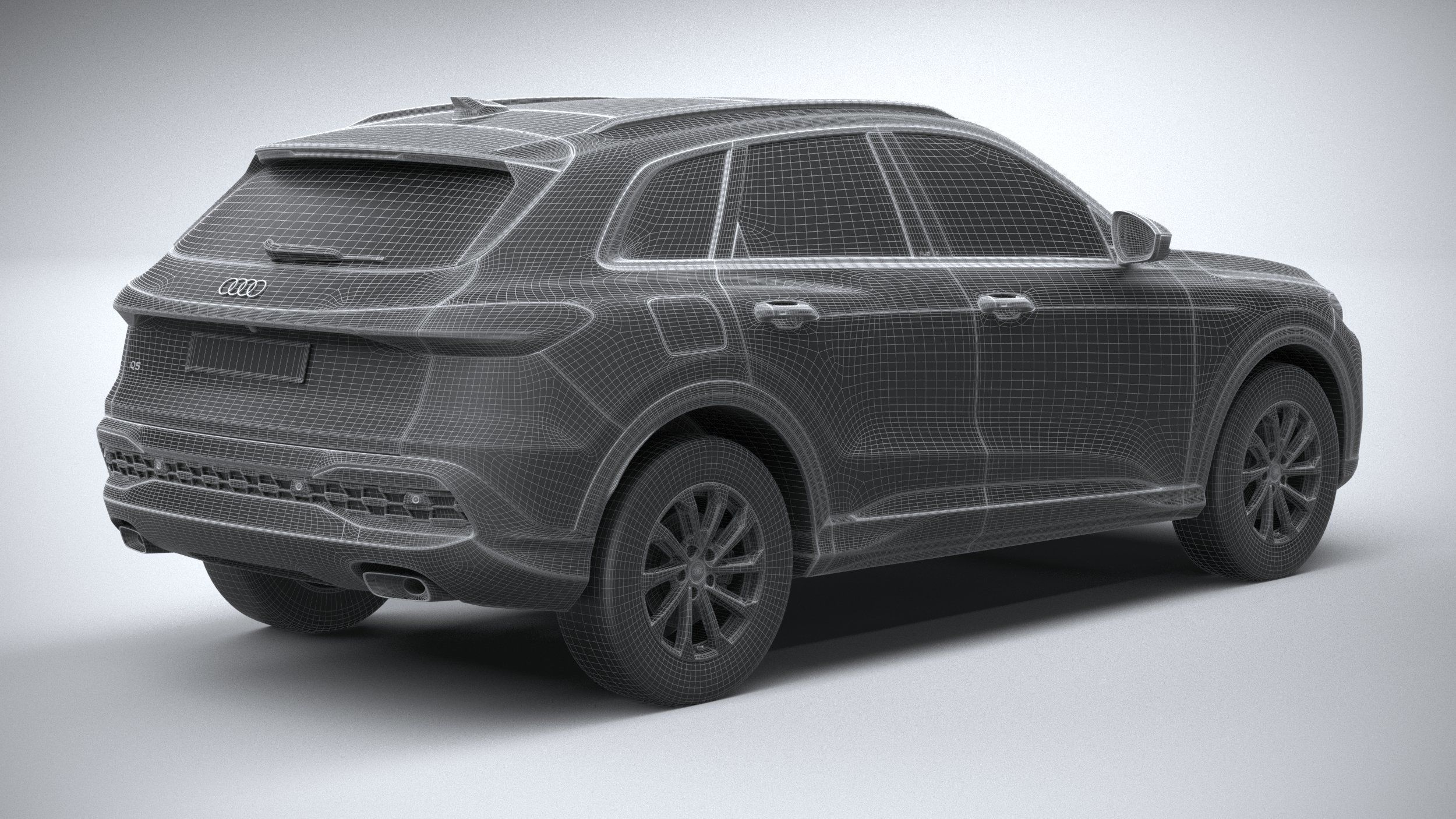 Audi Q5 base 2025 3D model_27