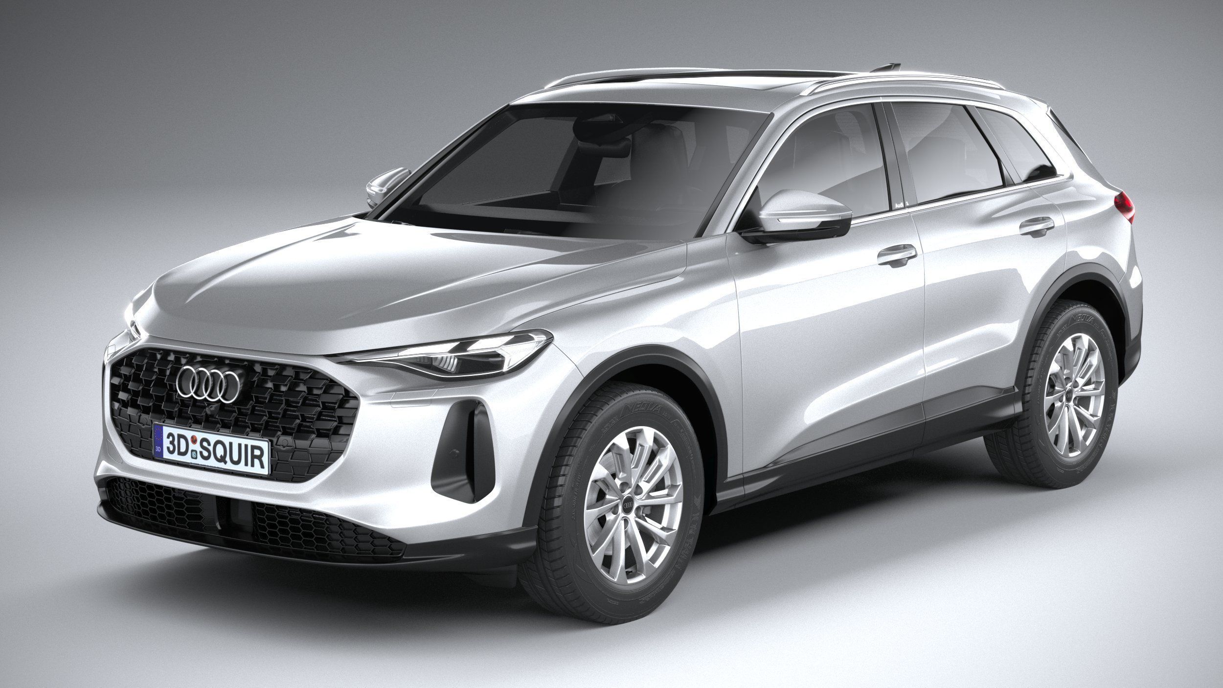 Audi Q5 base 2025 3D model_1