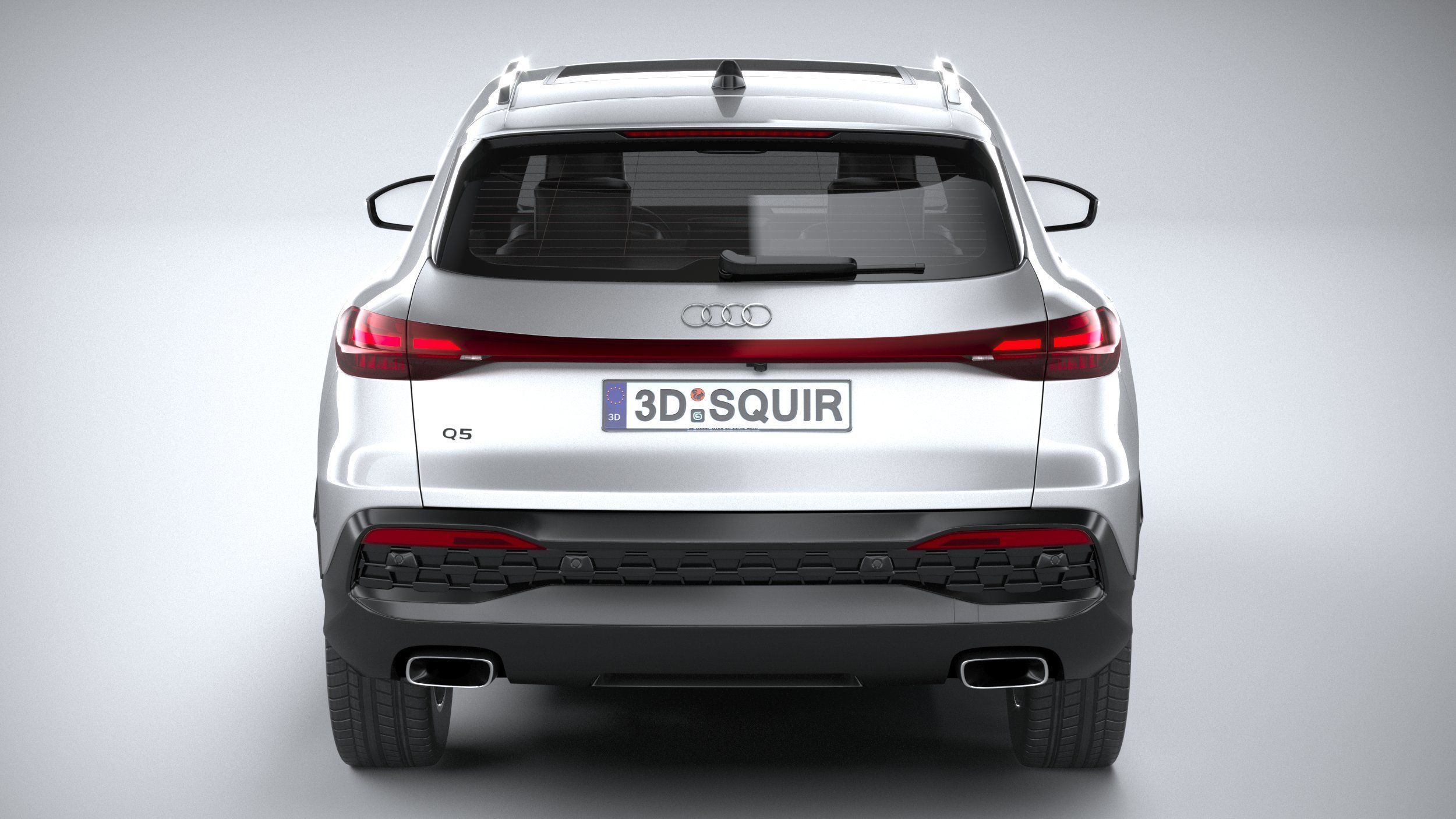 Audi Q5 base 2025 3D model_4