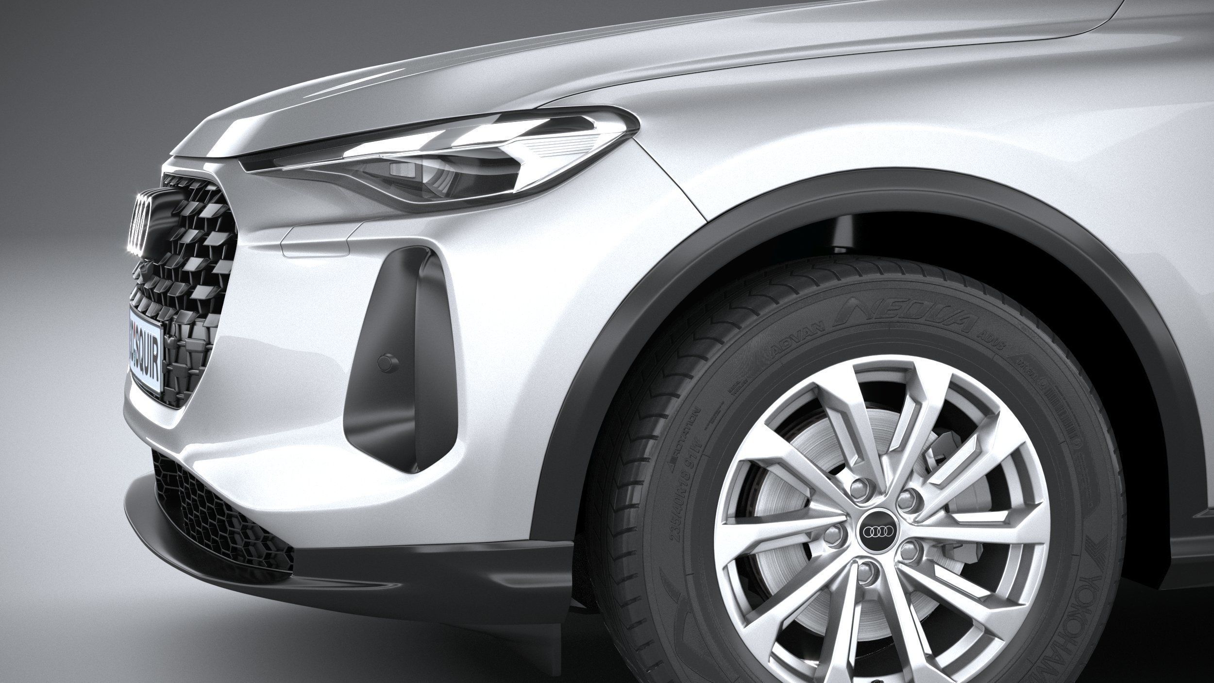 Audi Q5 base 2025 3D model_3