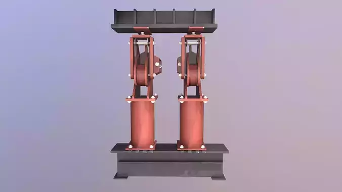 Digging Grab Low-poly 3D model