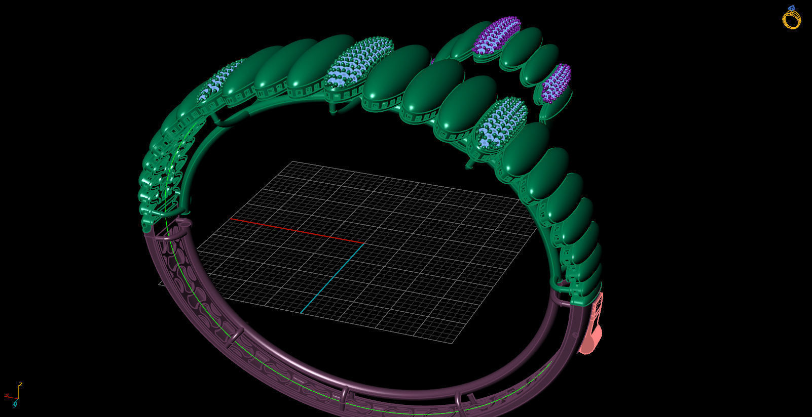 bileklik 3D print model_1