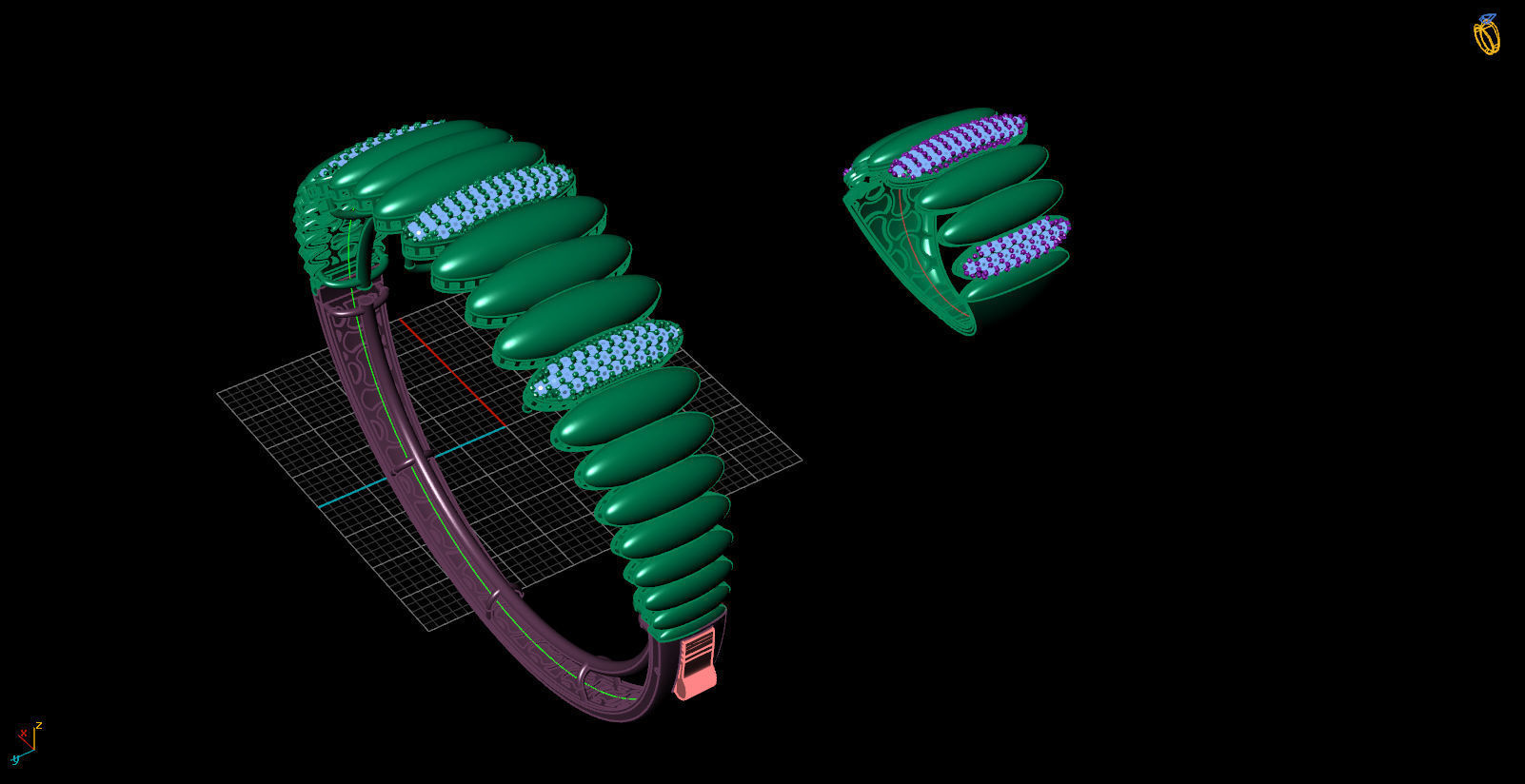 bileklik 3D print model_5