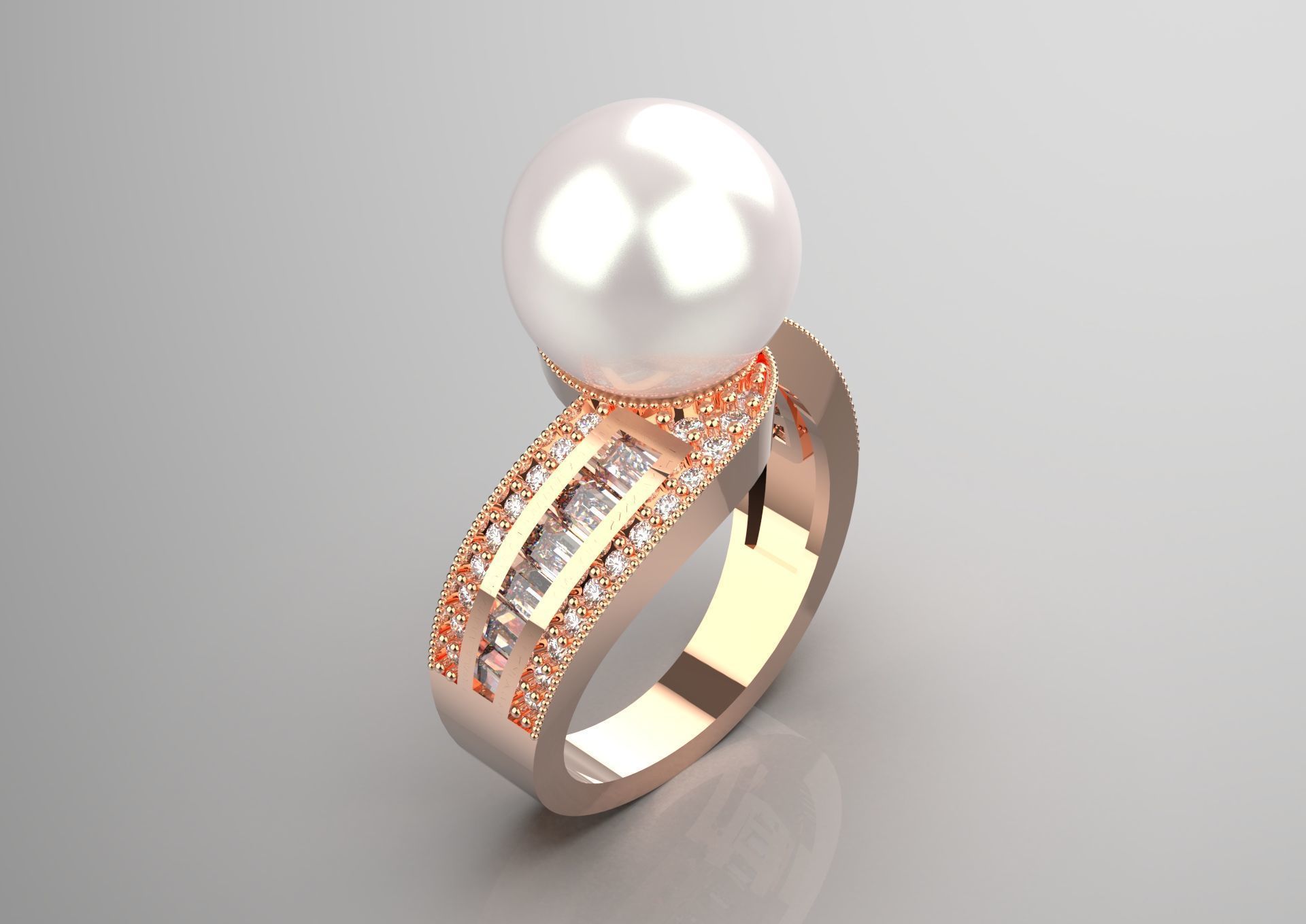 pearl ring pr0012 3D print model_18