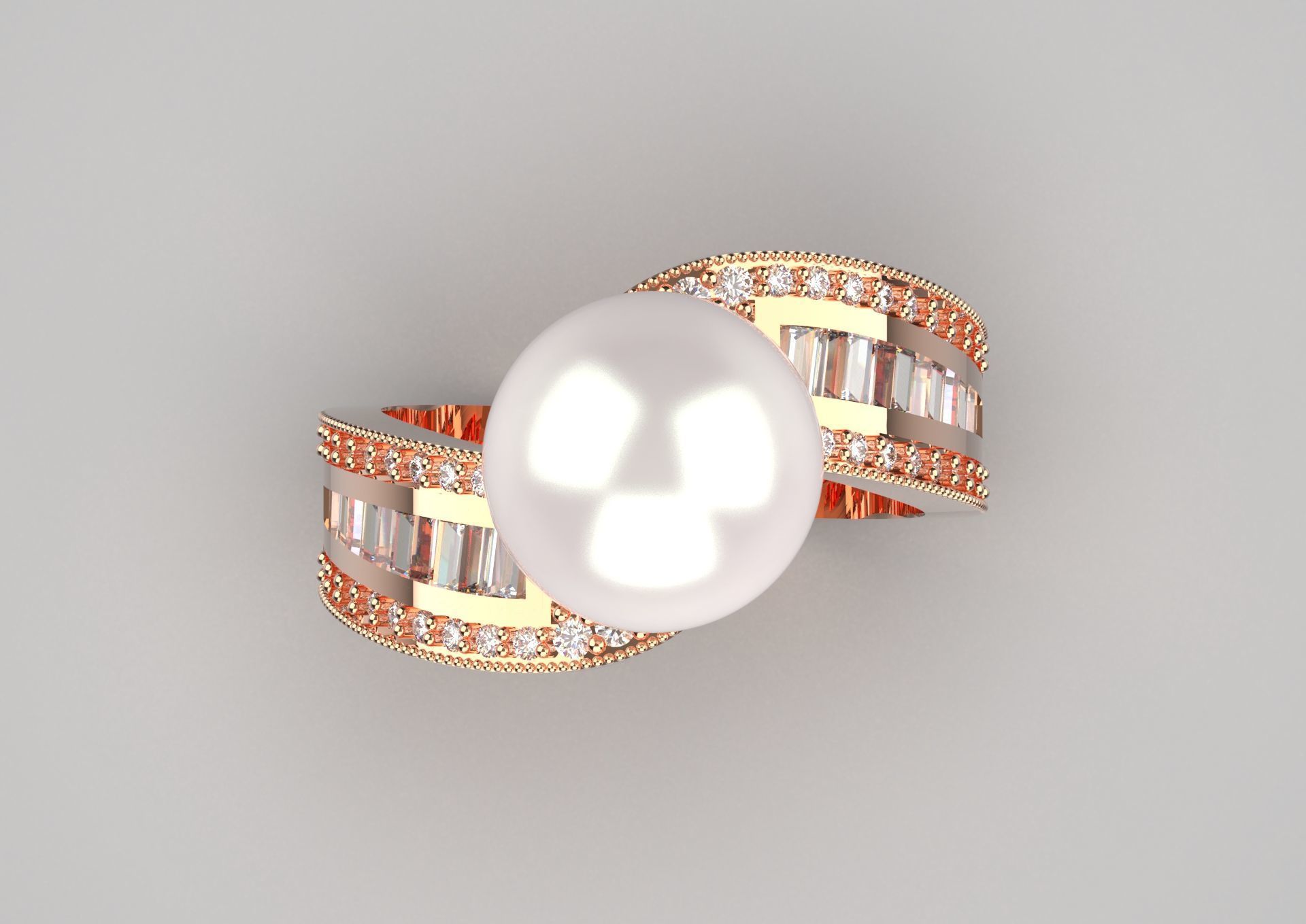 pearl ring pr0012 3D print model_19