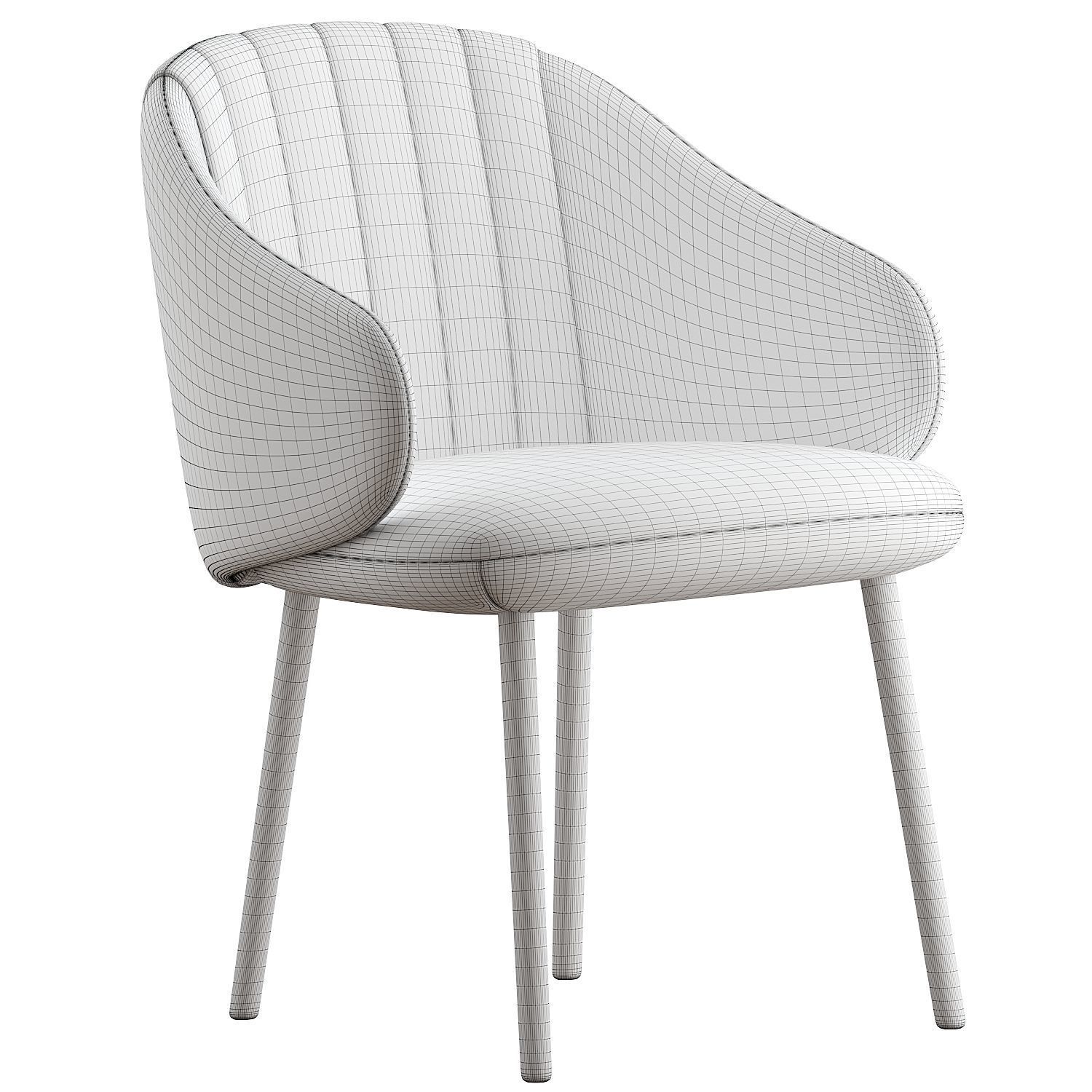 Lxr23 chair  3D model_3