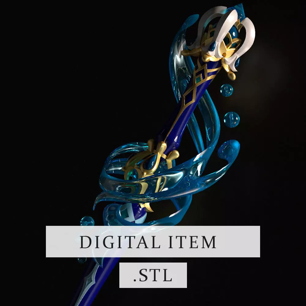 GENSHIN IMPACT - Splendor of Tranquil Waters 3d file stl  3D print model_0