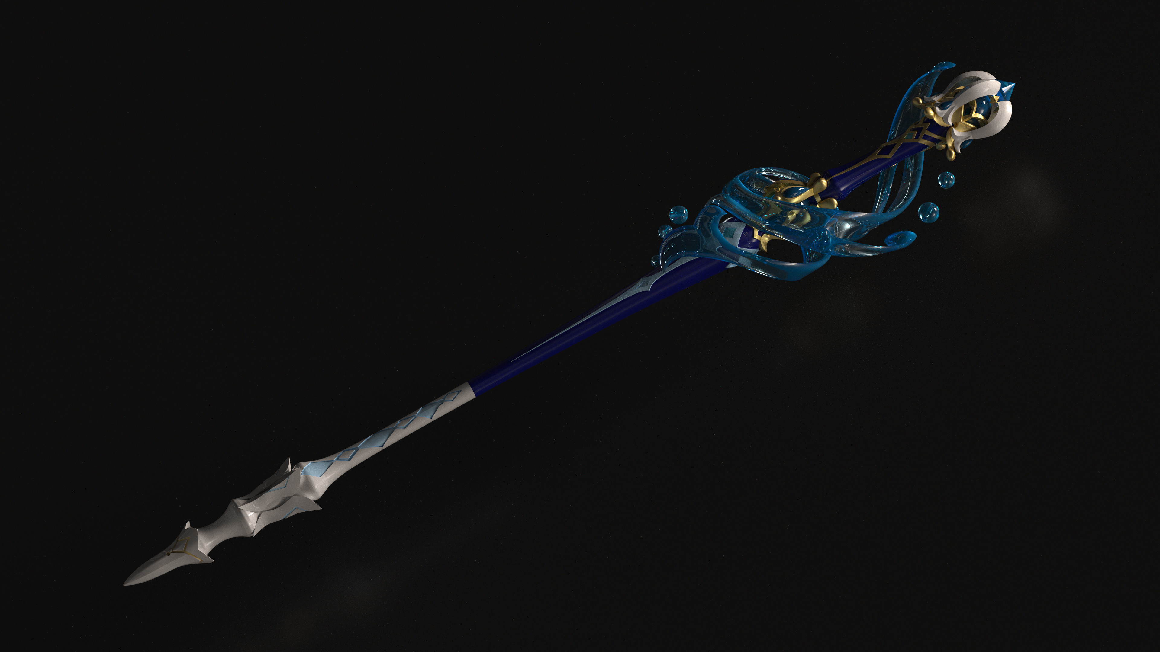 GENSHIN IMPACT - Splendor of Tranquil Waters 3d file stl  3D print model_2