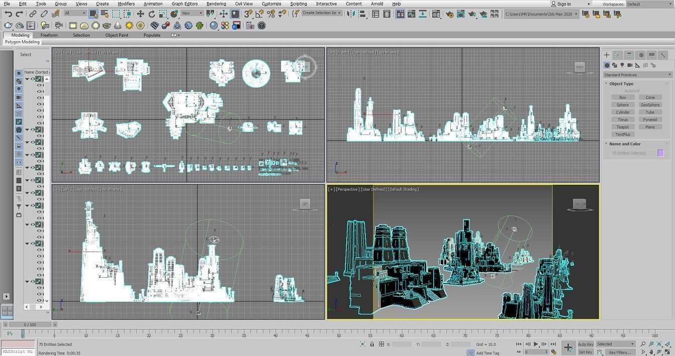 Ancient City  3D model_1