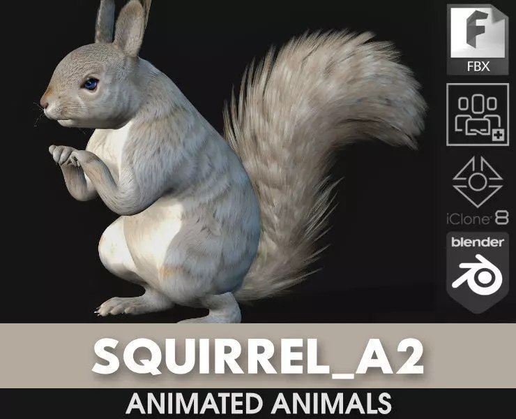 Squirrel-A2 3D model