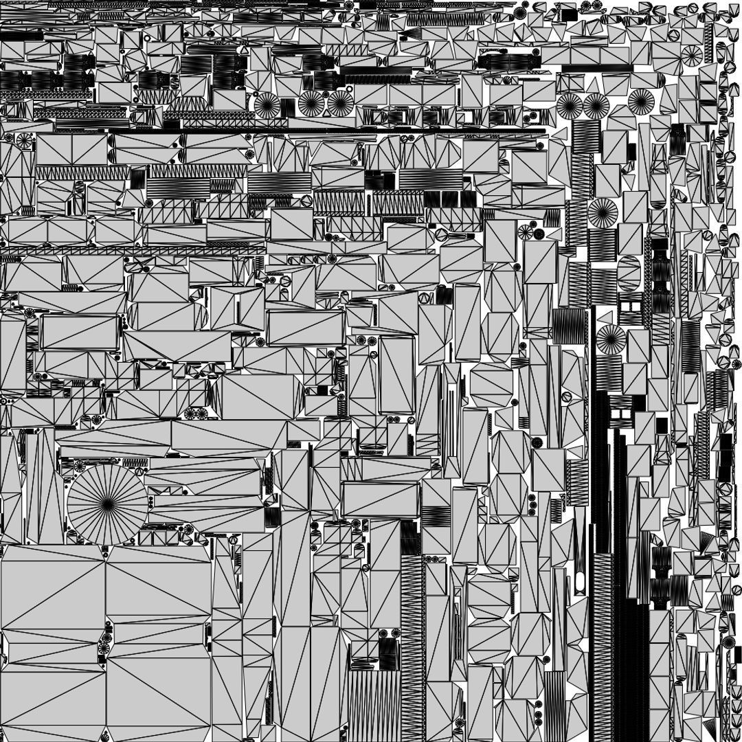 Mech Robot Two Legs Combat Sci-Fi Low-poly 3D model_11