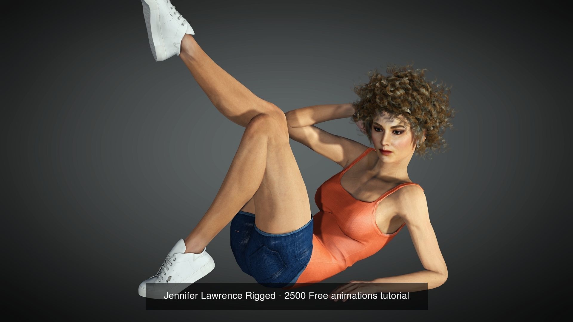 11 Celebrities Actors Actress and Singers 3D Model Collection_20