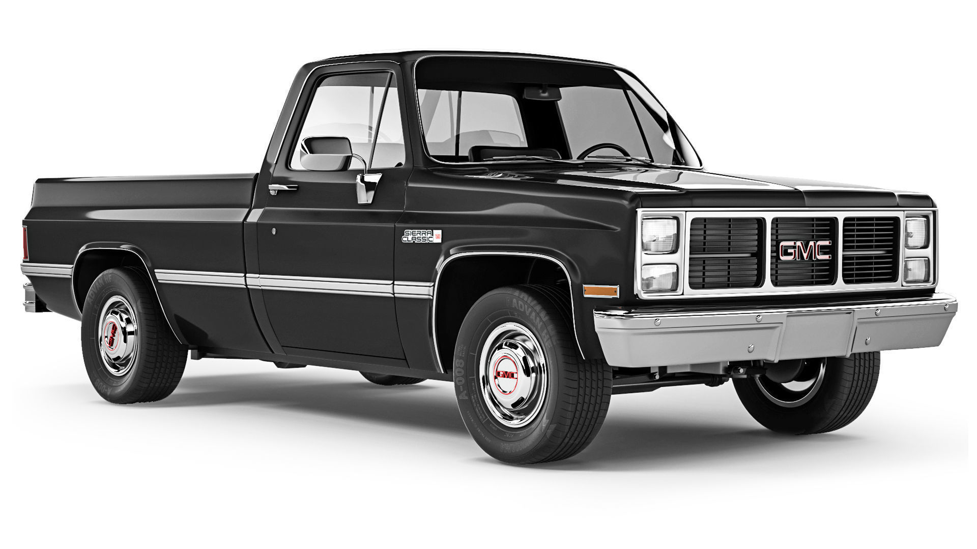 GMC Sierra 1500 1985 3D model_6