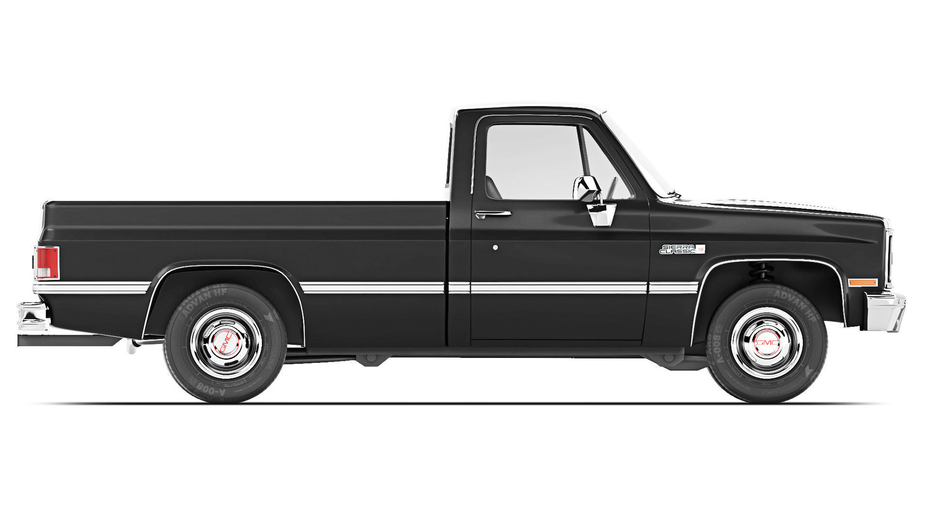 GMC Sierra 1500 1985 3D model_5