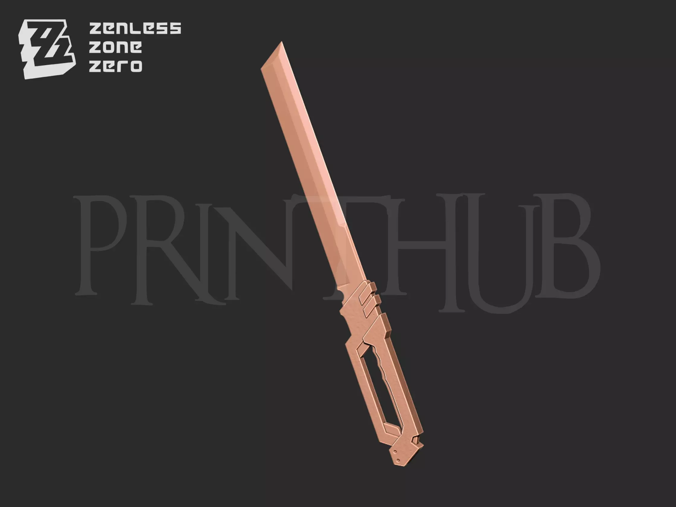Zenless Zone Zero Nekomiya Mana Blades 3D print model_0