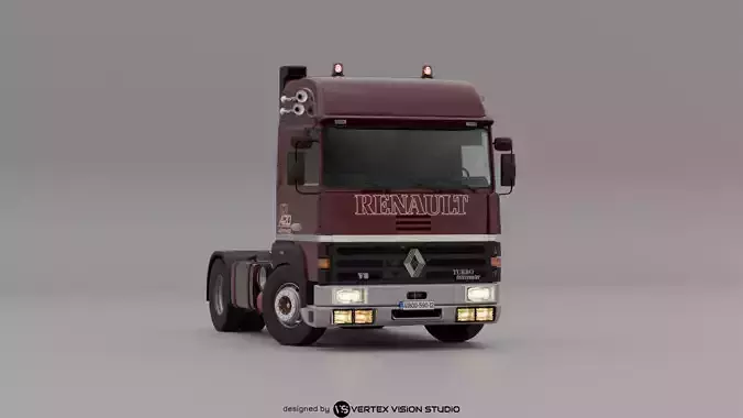 RENAULT R420 4X2 V8 Turbo Intercooler 3D model