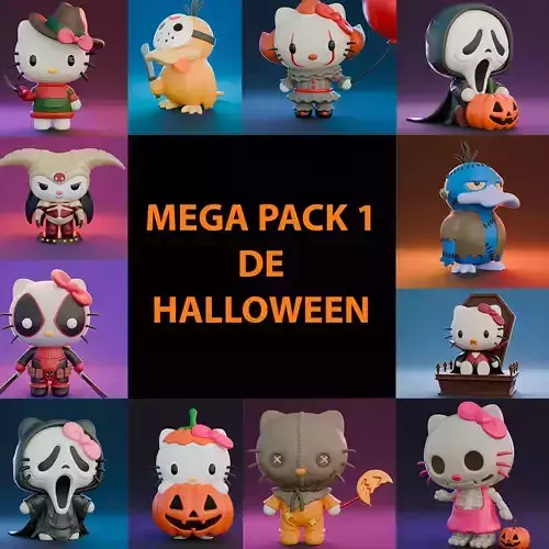 MEGA PACK 1 DE HALLOWEEN