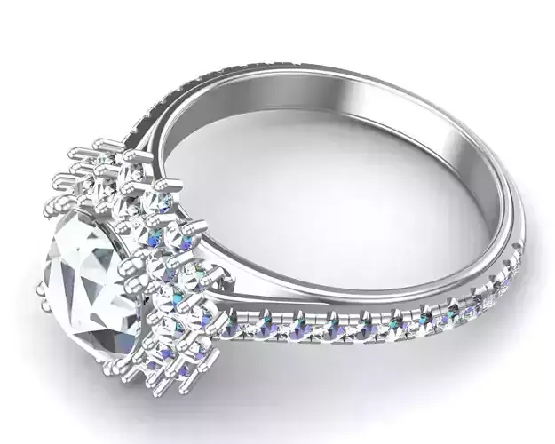 Daffney Engagement Gold Diamond Ring