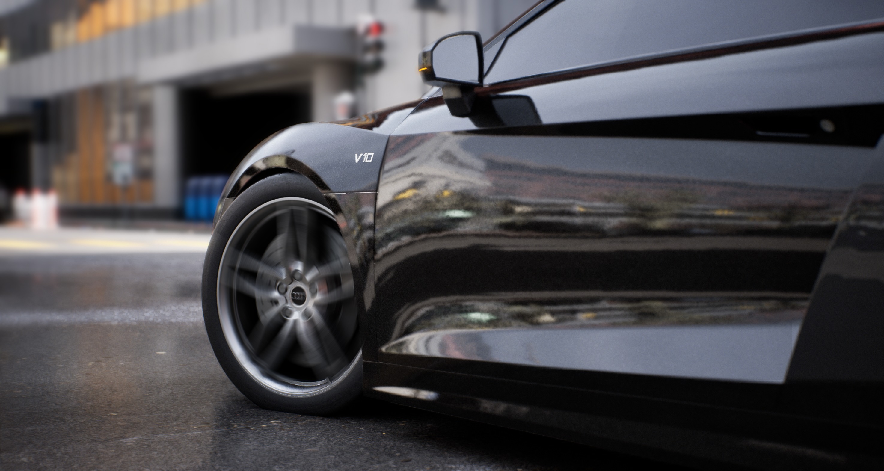 Audi R8 Model 3D model_6