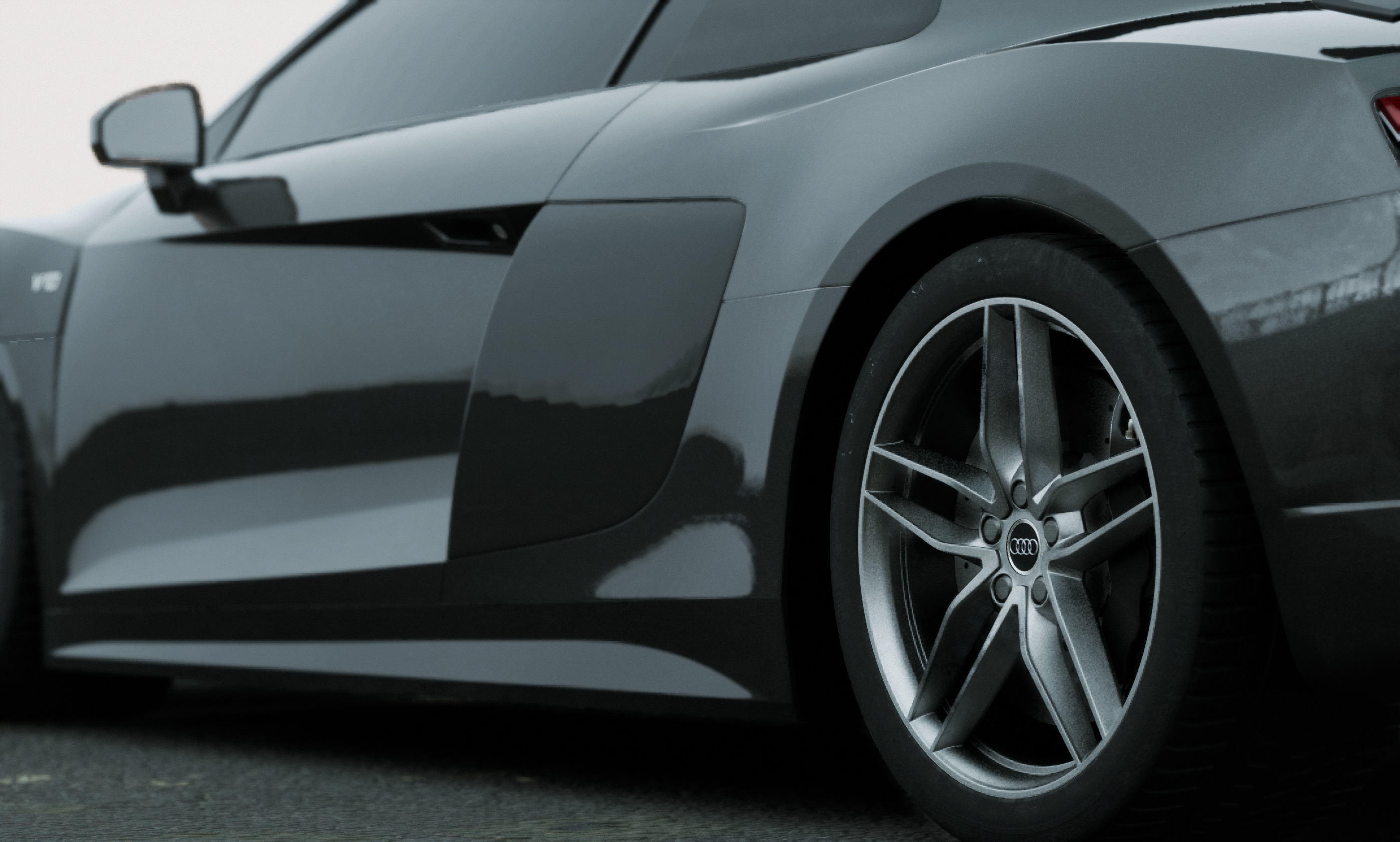 Audi R8 Model 3D model_9