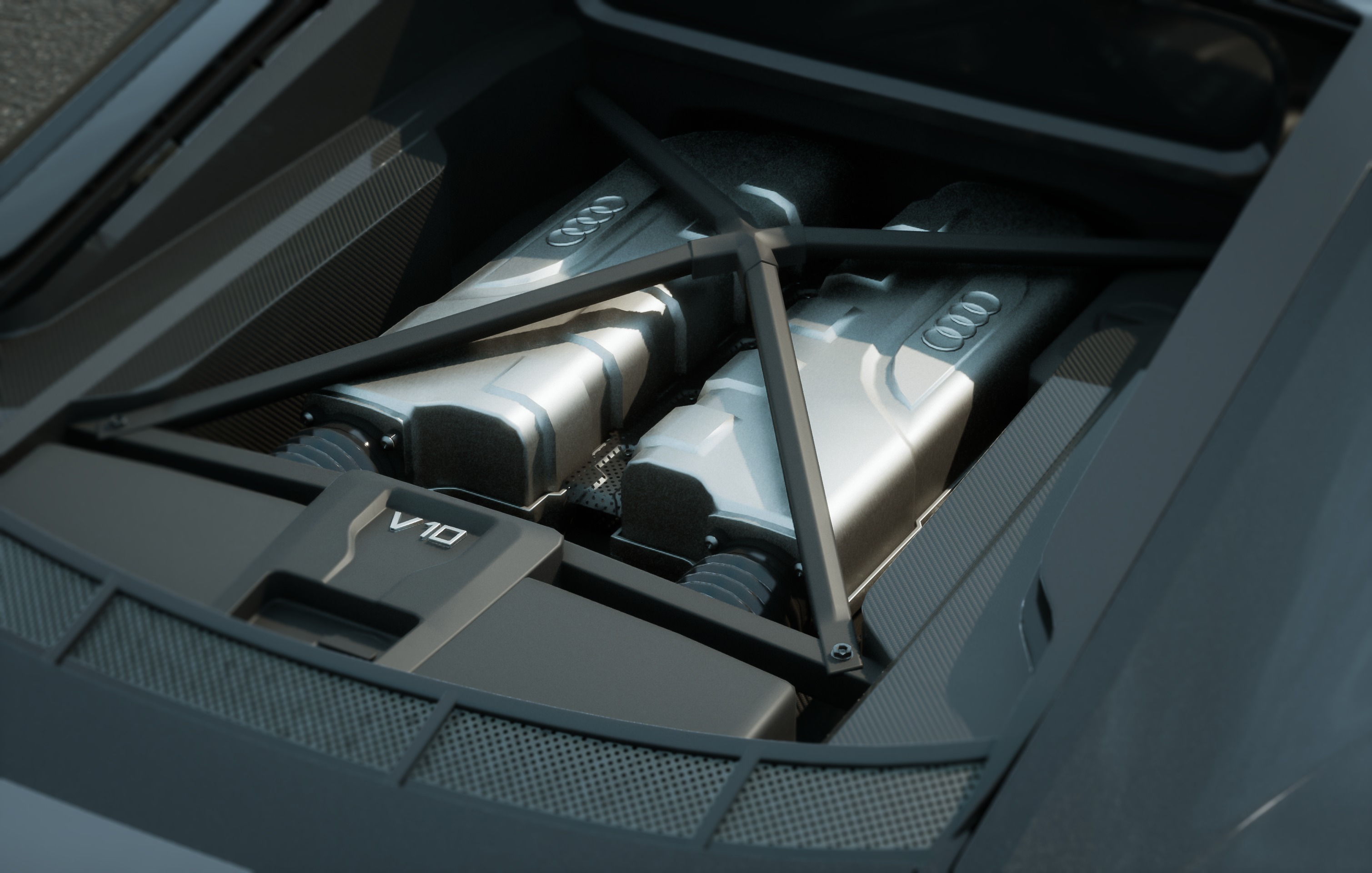 Audi R8 Model 3D model_3