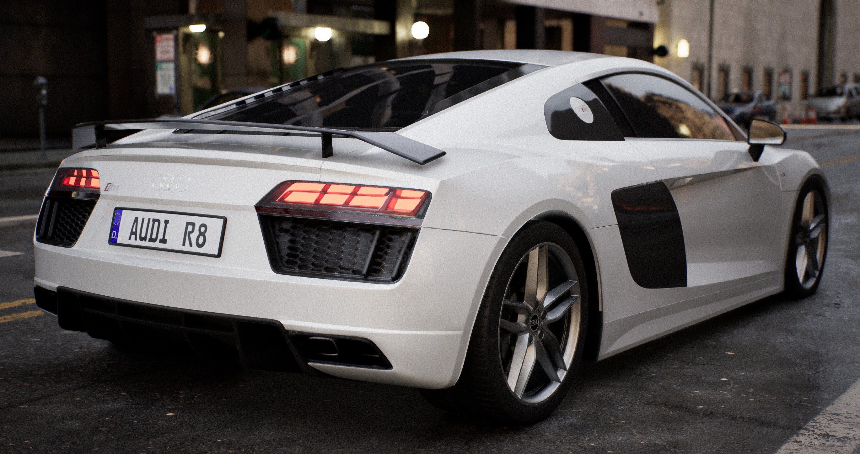 Audi R8 Model 3D model_5