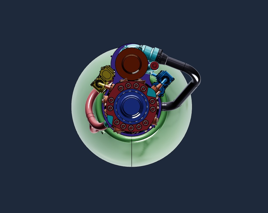 SpaceX Raptor 3 engine 3D 3D print model_3