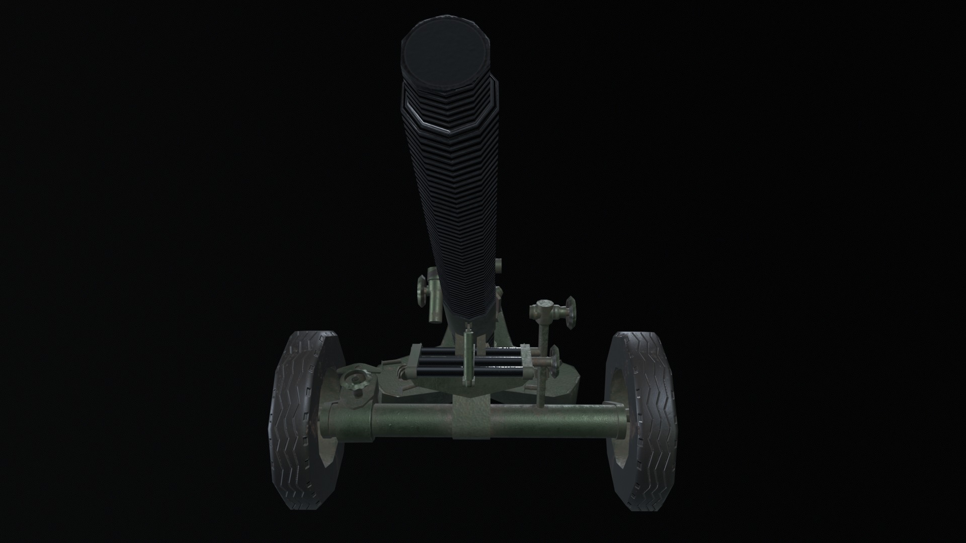 Asset - Army - MO 120RT 61 Mortar - 3D MODEL Low-poly Low-poly 3D model_27
