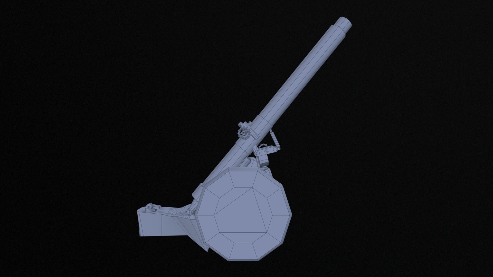 Asset - Army - MO 120RT 61 Mortar - 3D MODEL Low-poly Low-poly 3D model_33